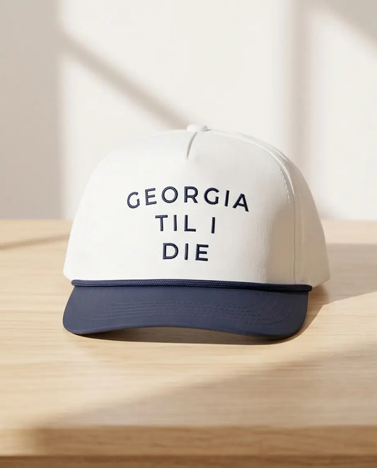 Georgia Heritage Statement Cap – High-Crown Retro Snapback