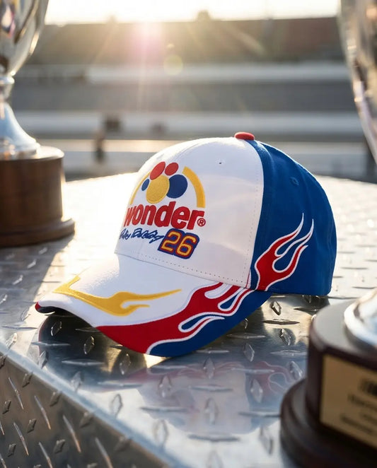 "Wonder 26" Vintage Racing Cap – Retro Motorsport Edition
