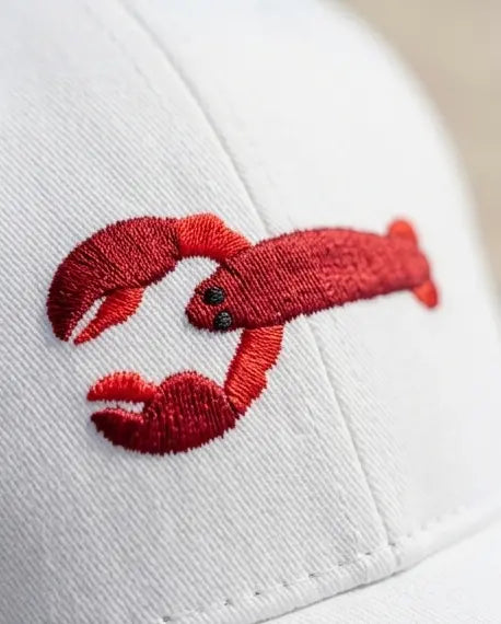 White Crab Logo Cap