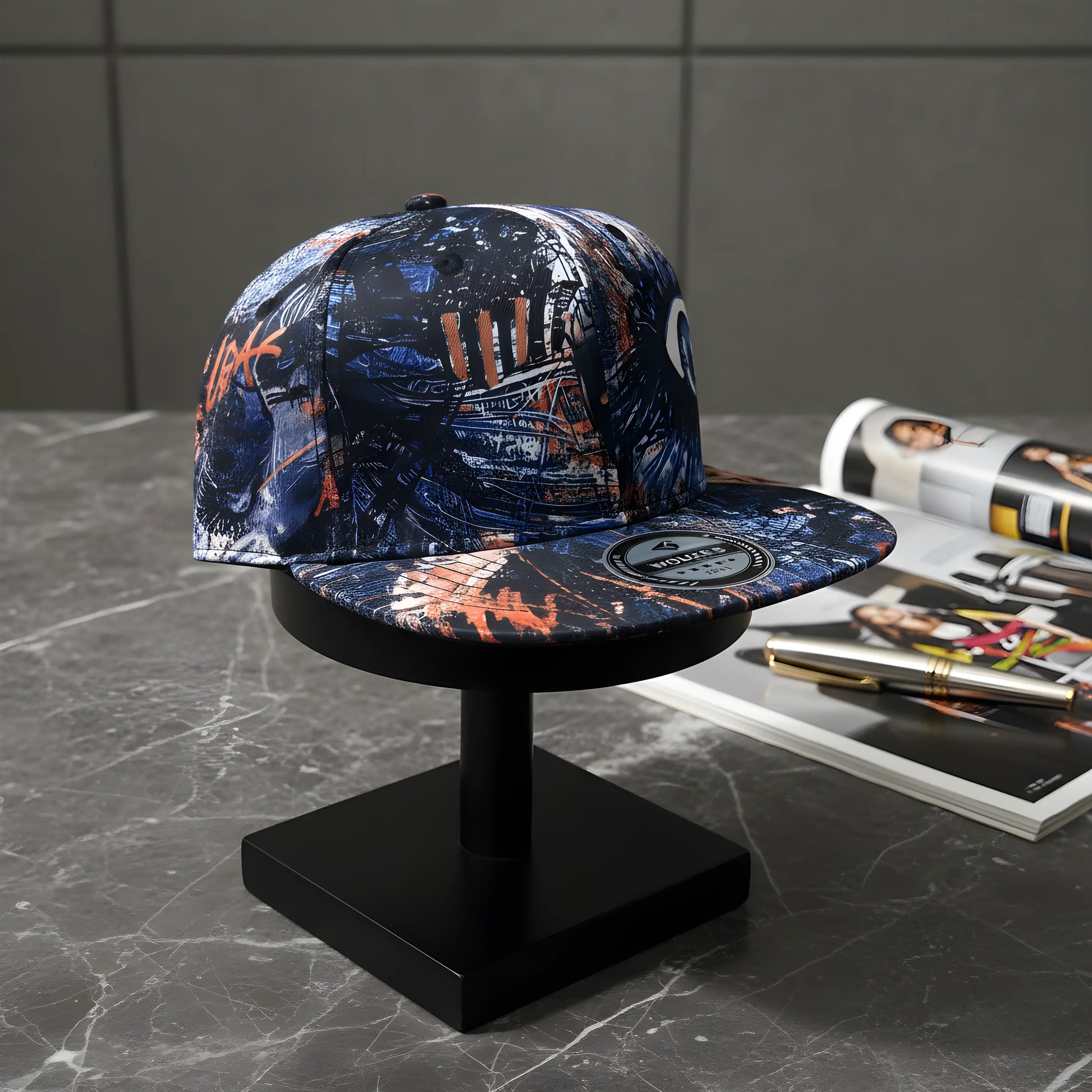 Black & White "NY Heart" Cap