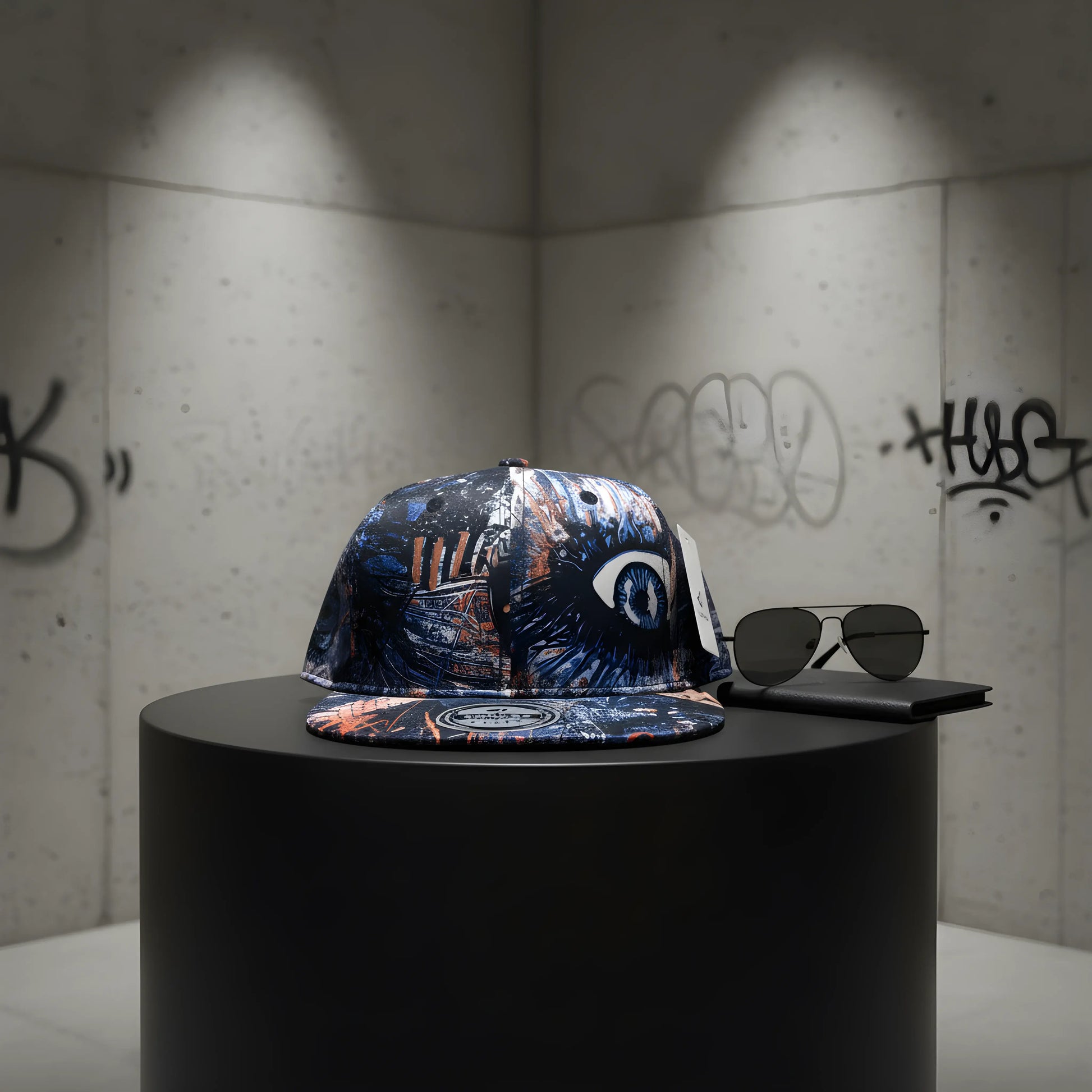 Black & White "NY Heart" Cap