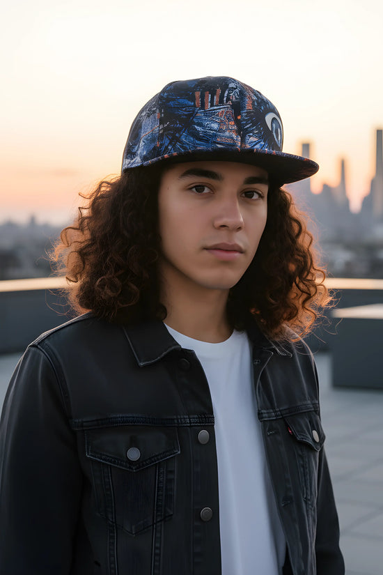 Black & White "NY Heart" Cap
