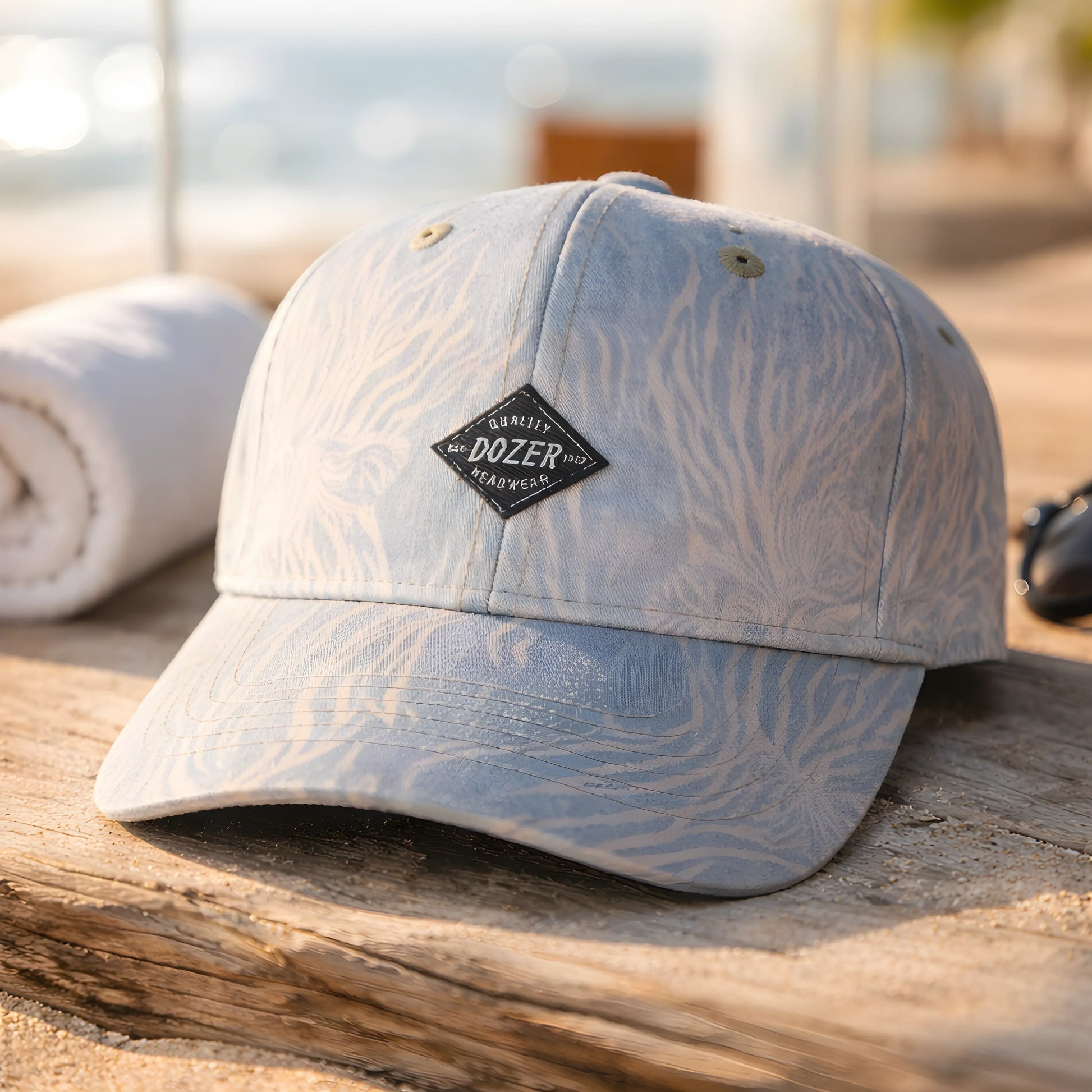 DOZER Headwear Abstract Wave Cap