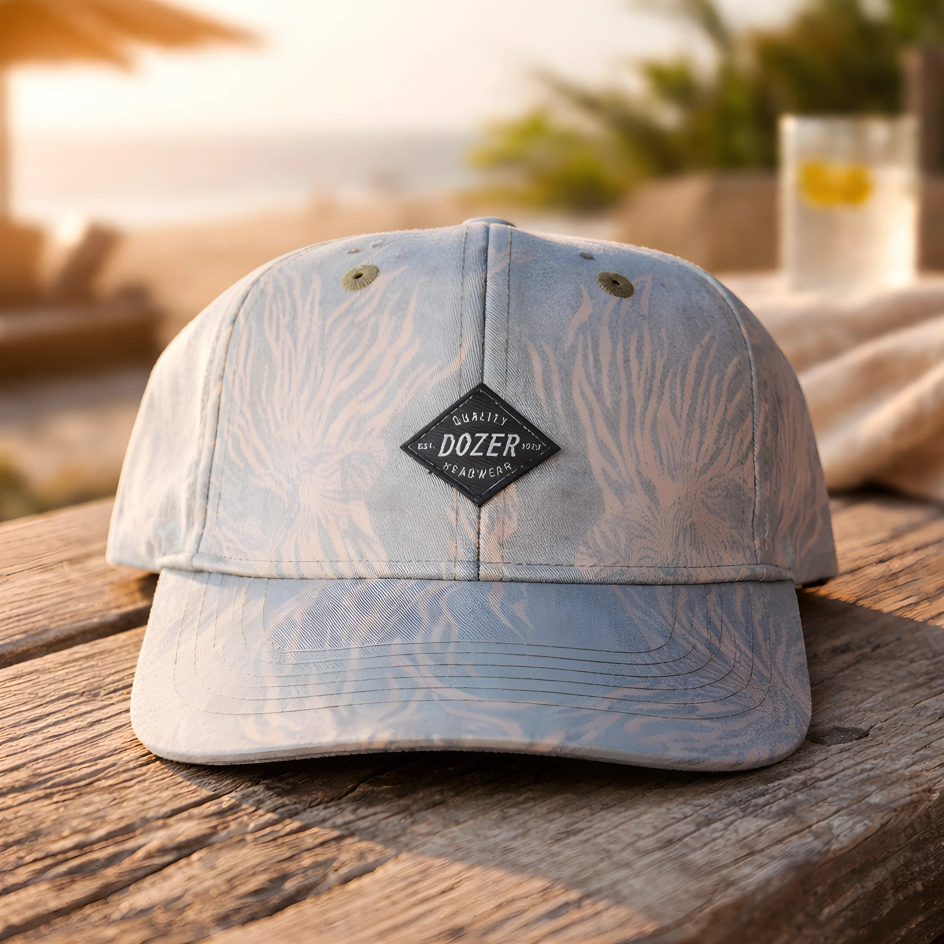 DOZER Headwear Abstract Wave Cap