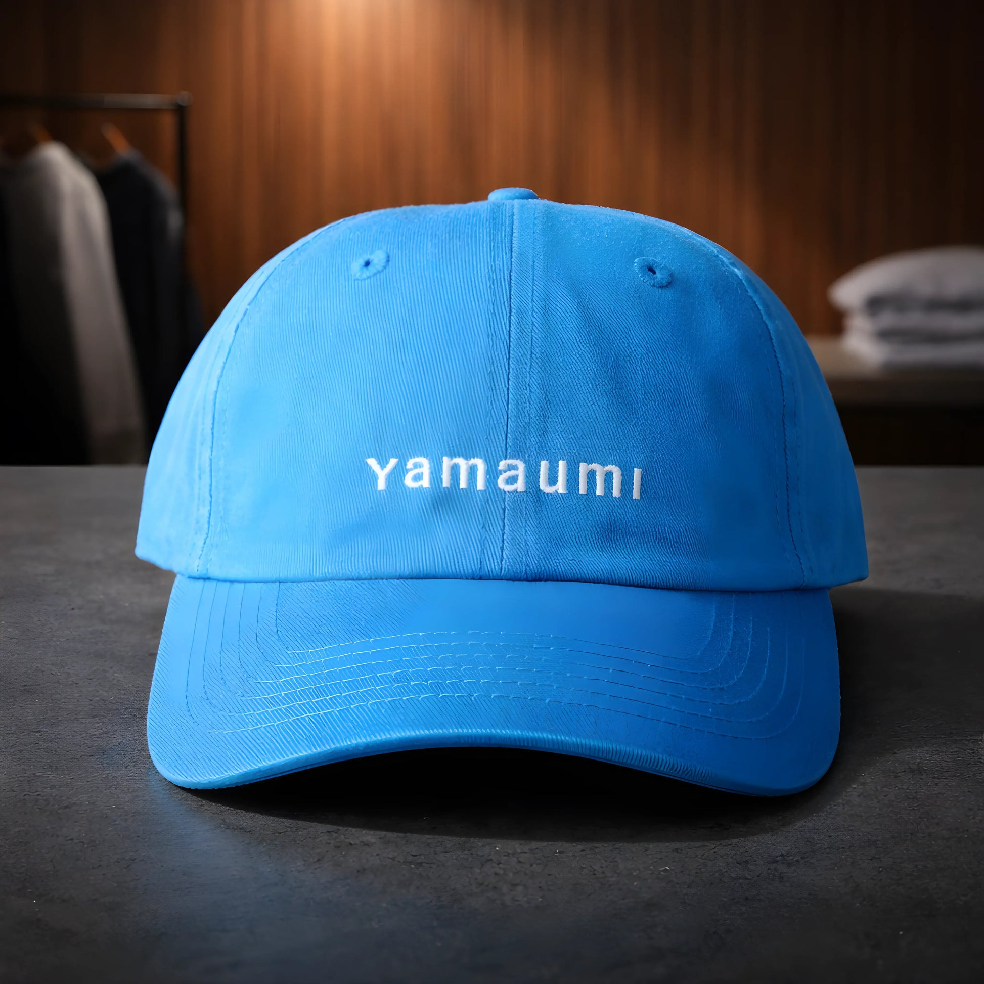Yamaumi Minimalist Blue Cap