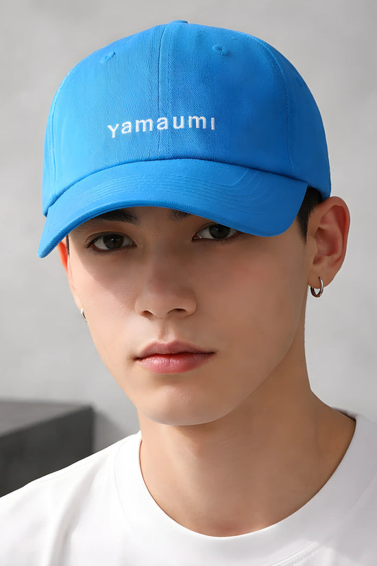 Yamaumi Minimalist Blue Cap