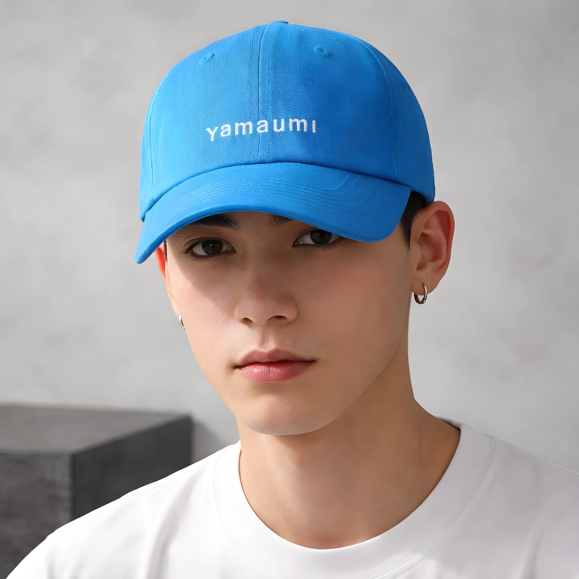 Yamaumi Minimalist Blue Cap