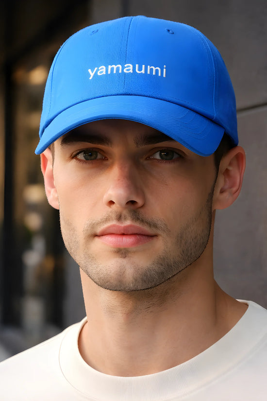 Yamaumi Minimalist Blue Cap