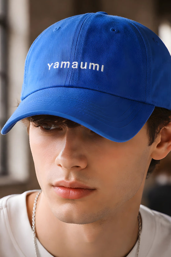 Yamaumi Minimalist Blue Cap