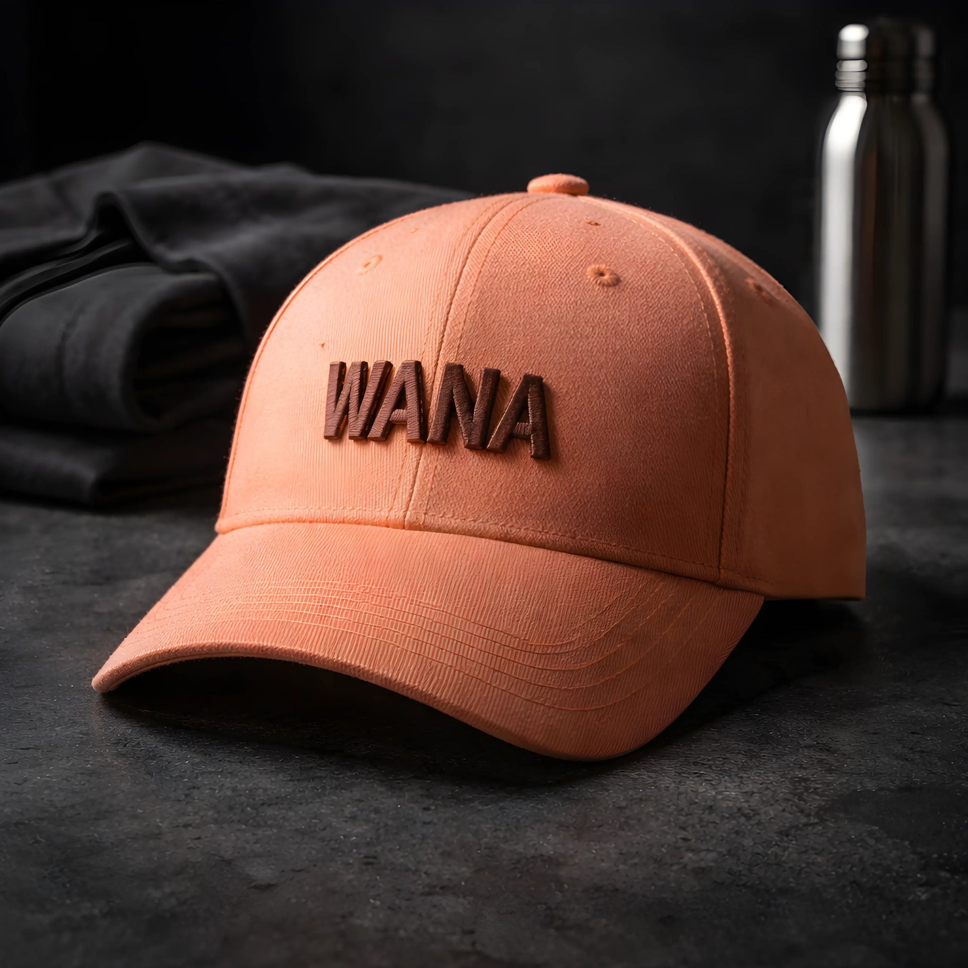 WANA 3D Embroidered Peach Cap