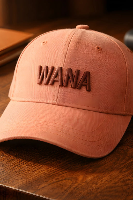 WANA 3D Embroidered Peach Cap