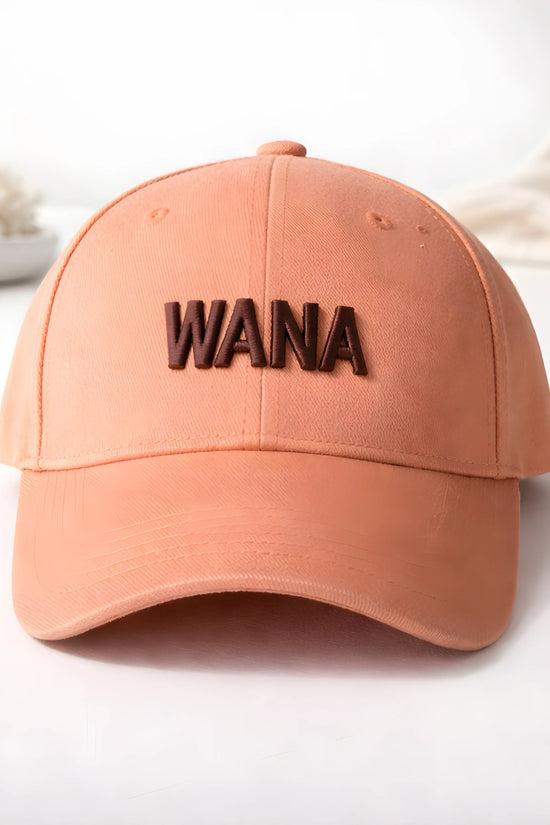 WANA 3D Embroidered Peach Cap