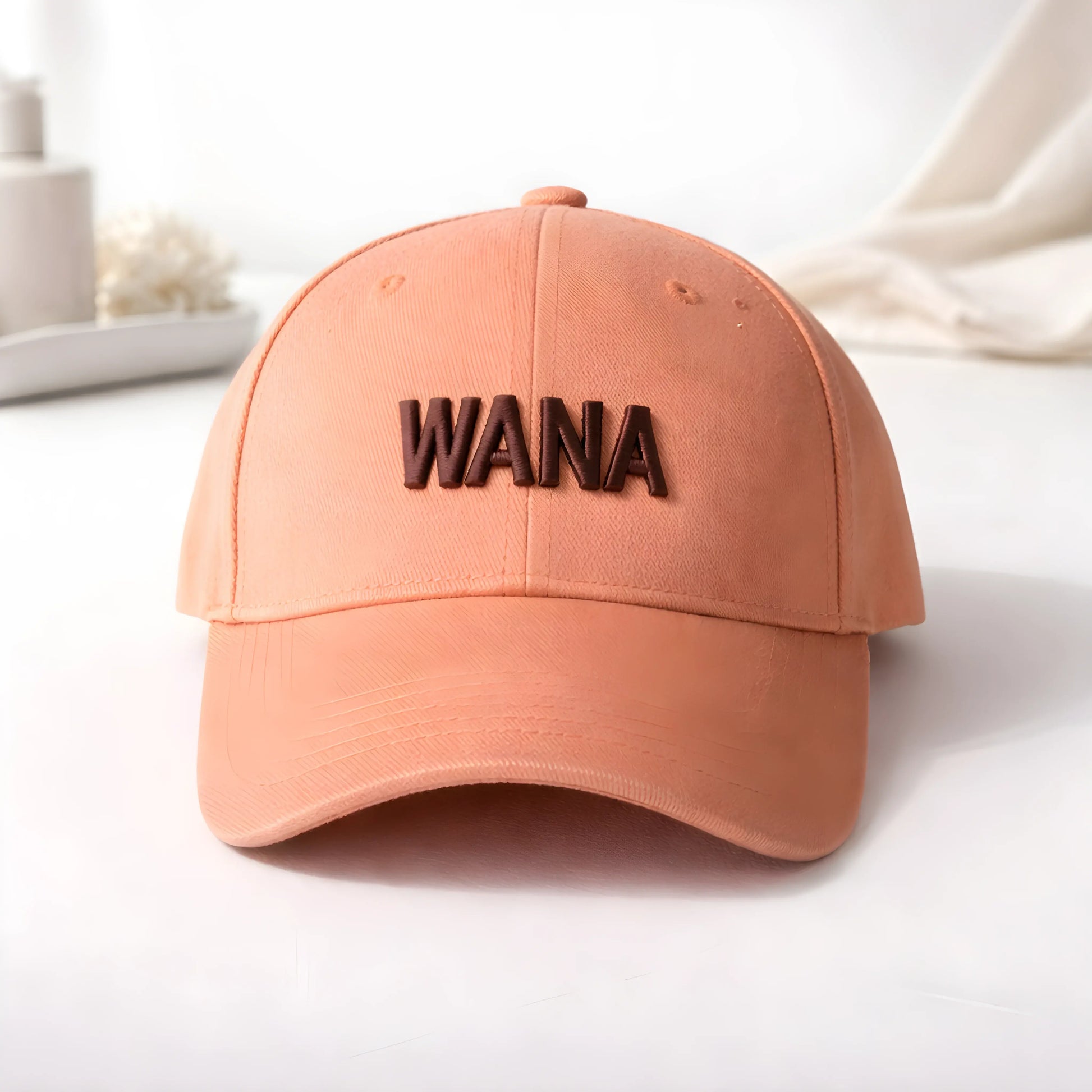 WANA 3D Embroidered Peach Cap