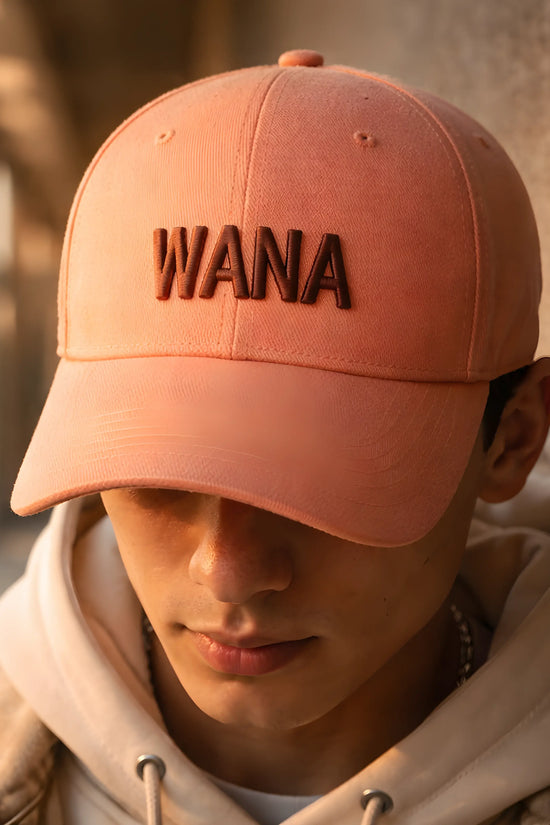WANA 3D Embroidered Peach Cap