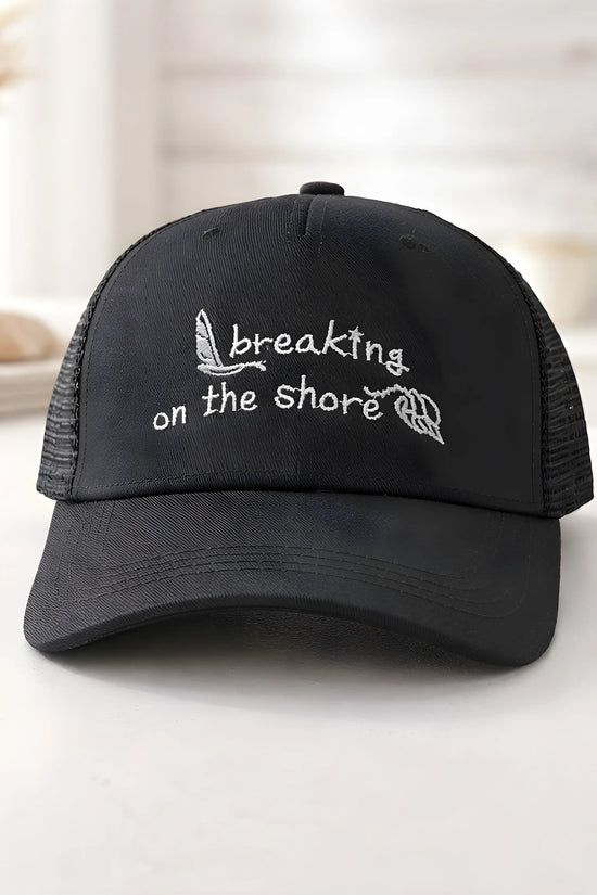 "Breaking on the Shore" Nautical Trucker Cap