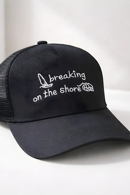 "Breaking on the Shore" Nautical Trucker Cap