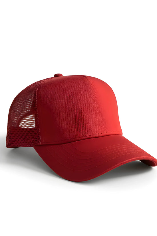Classic Burgundy Mesh Cap