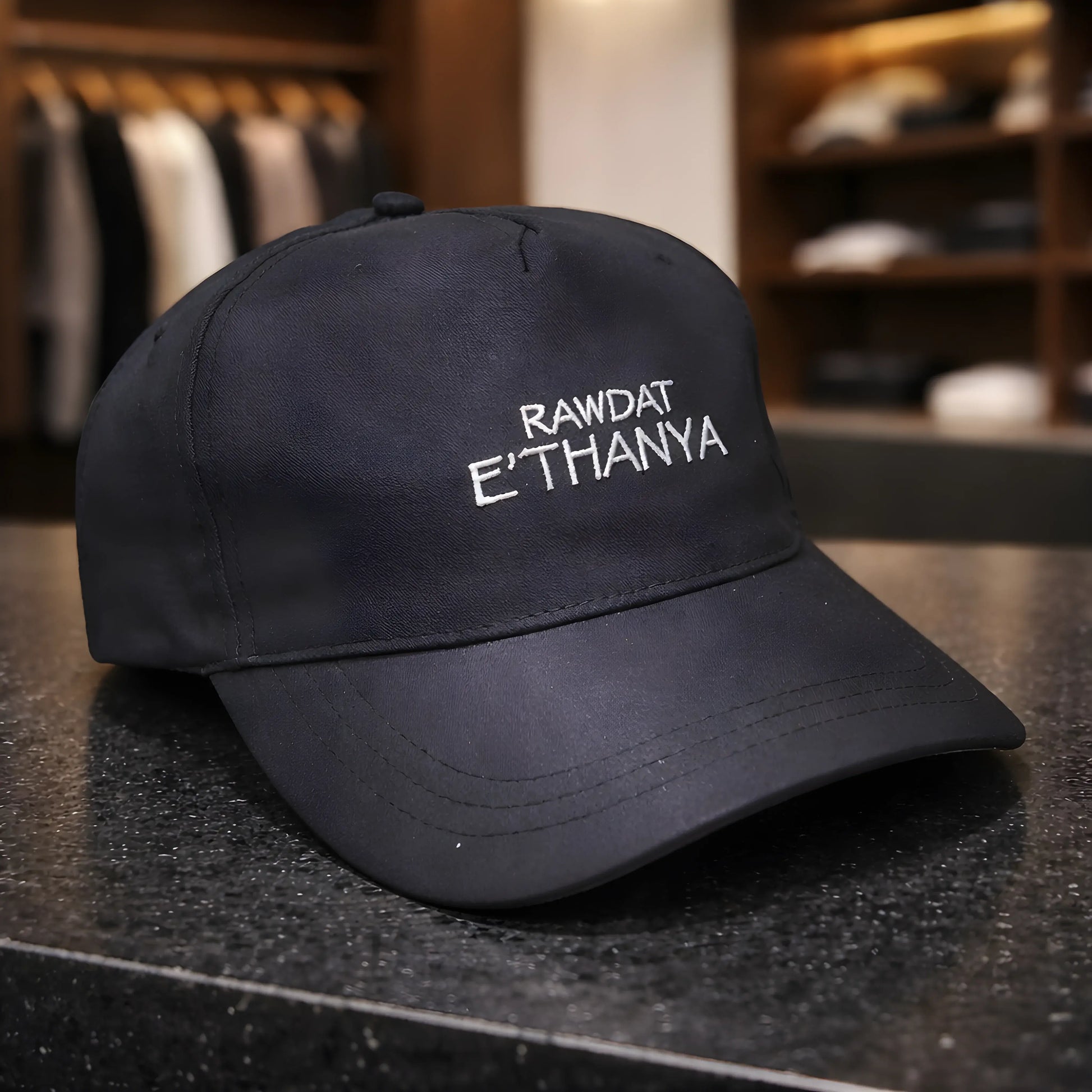 Rawdat E'Thanya Minimalist Black Cap
