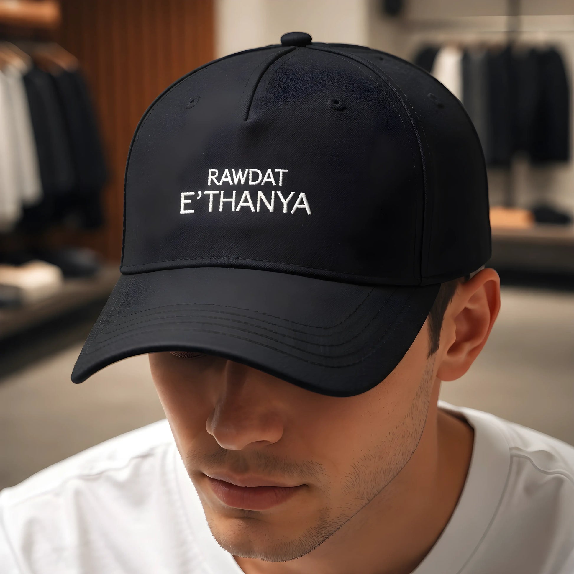 Rawdat E'Thanya Minimalist Black Cap