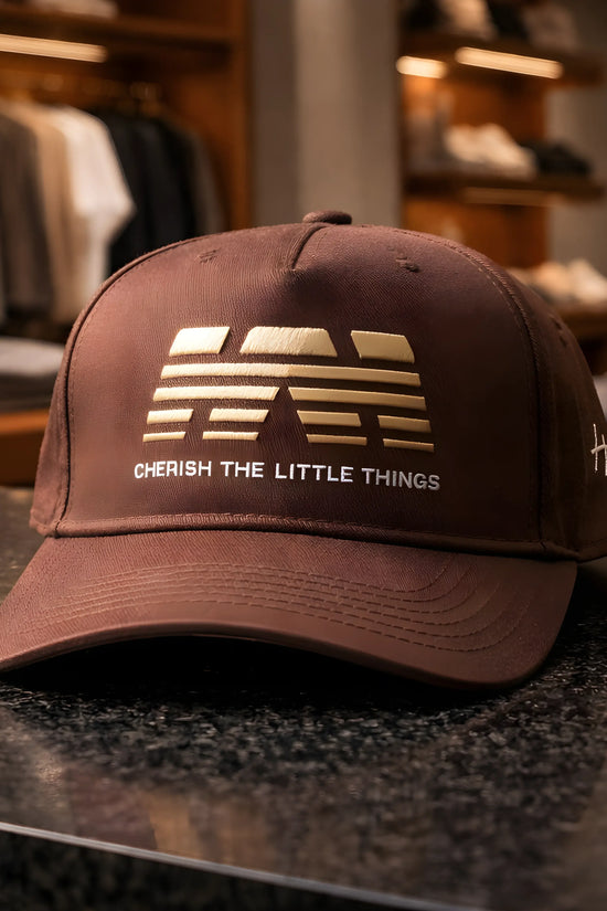 "Cherish The Little Things" Gold Icon Cap