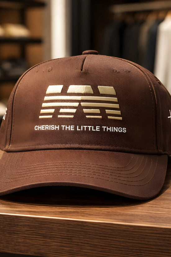 "Cherish The Little Things" Gold Icon Cap
