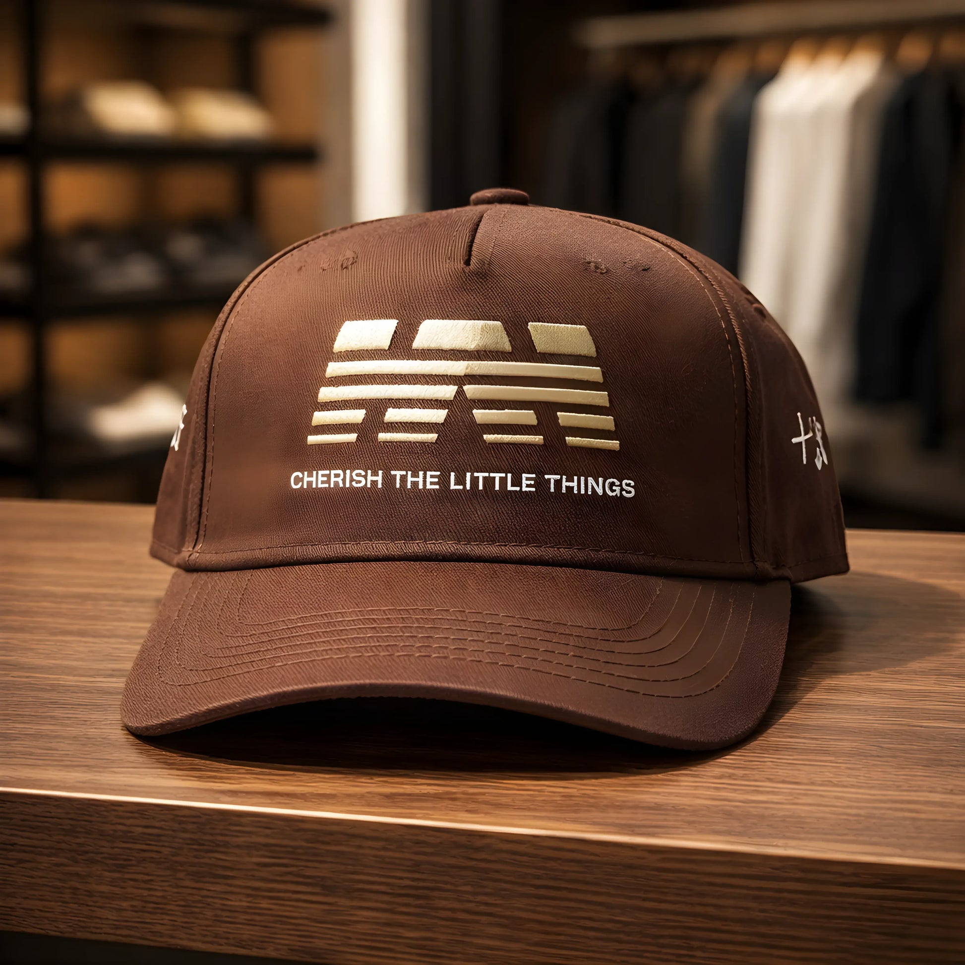 "Cherish The Little Things" Gold Icon Cap