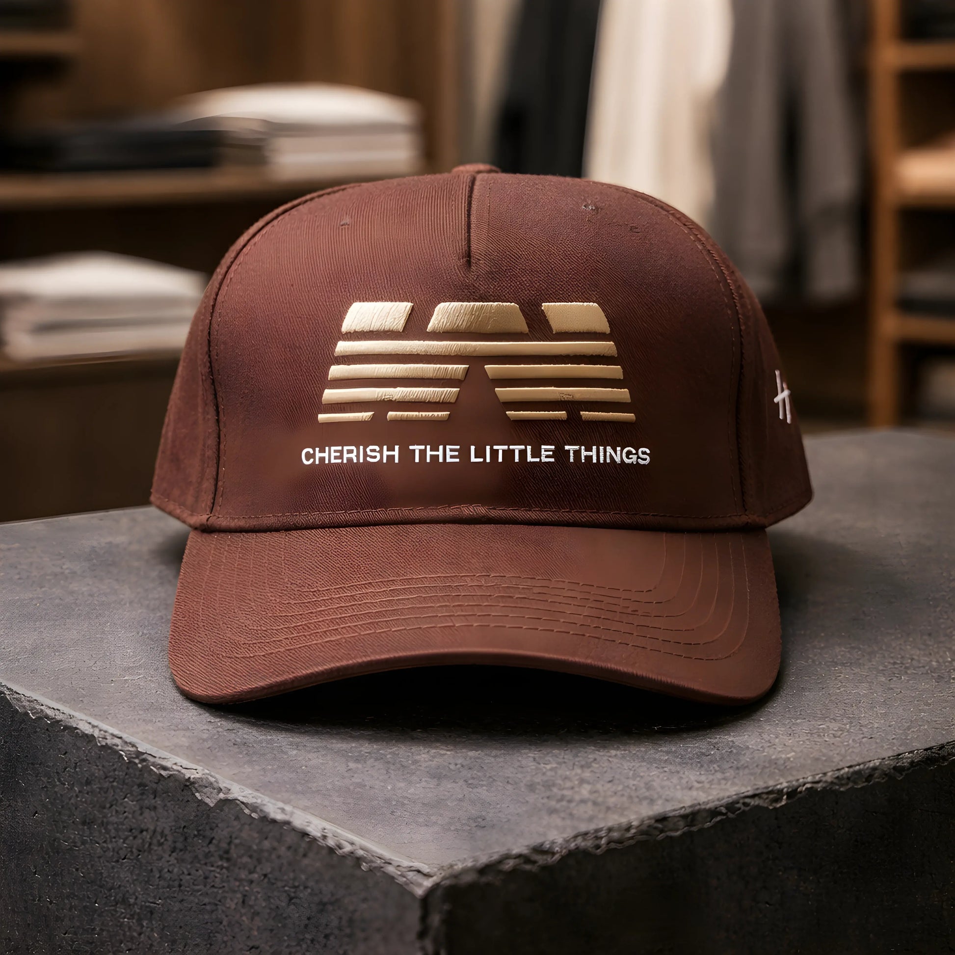 "Cherish The Little Things" Gold Icon Cap