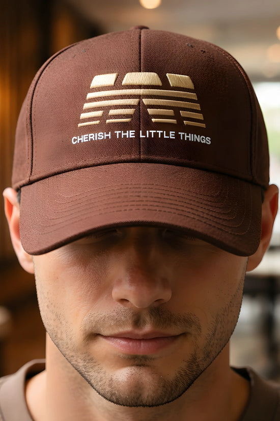 "Cherish The Little Things" Gold Icon Cap