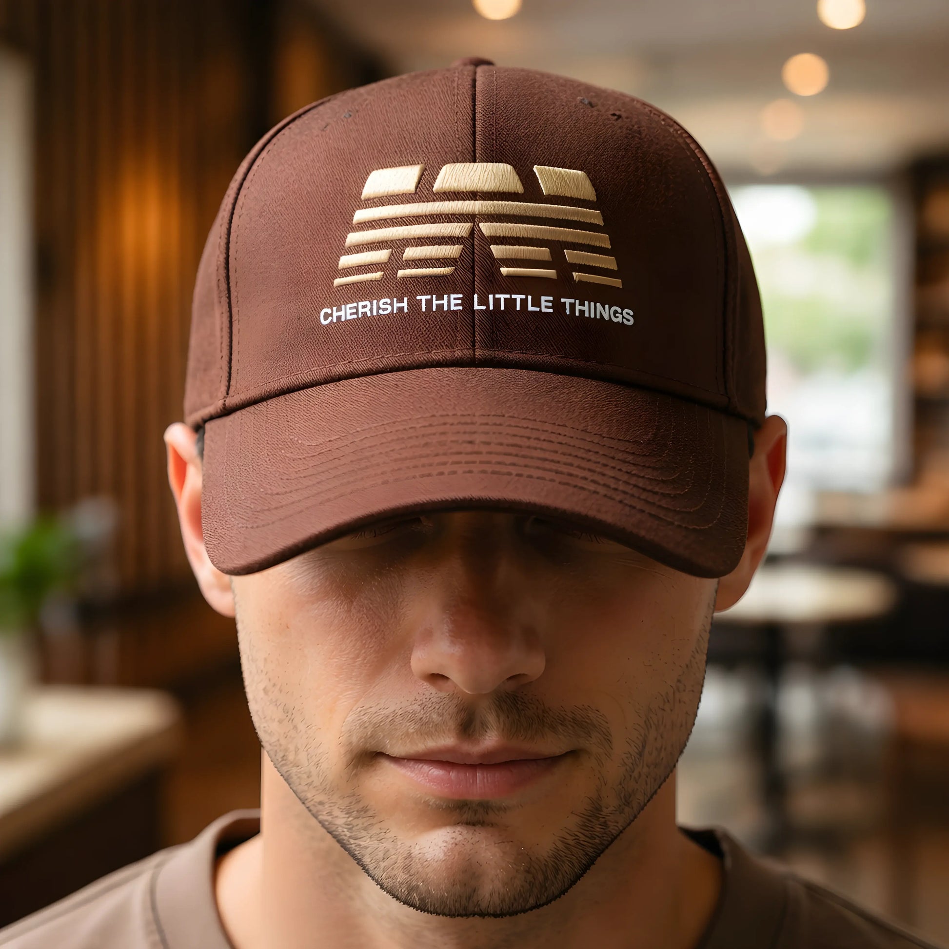 "Cherish The Little Things" Gold Icon Cap