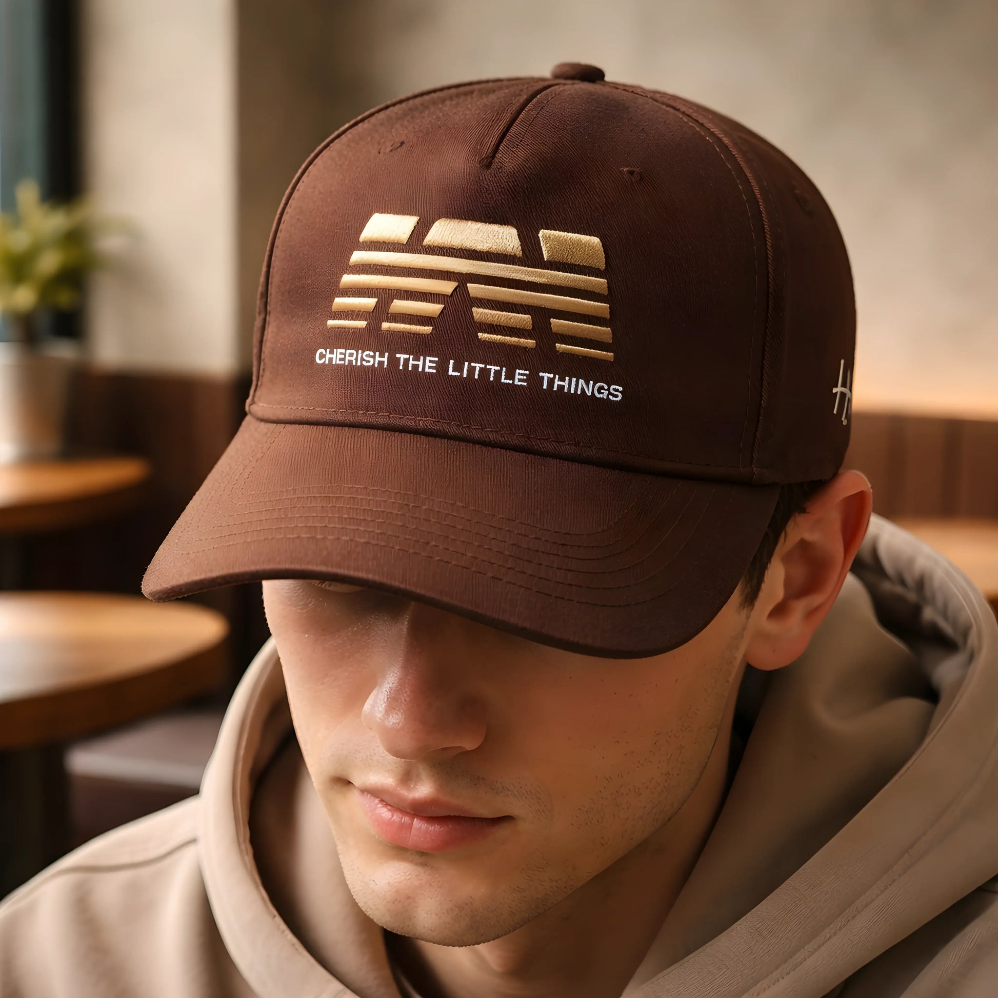"Cherish The Little Things" Gold Icon Cap