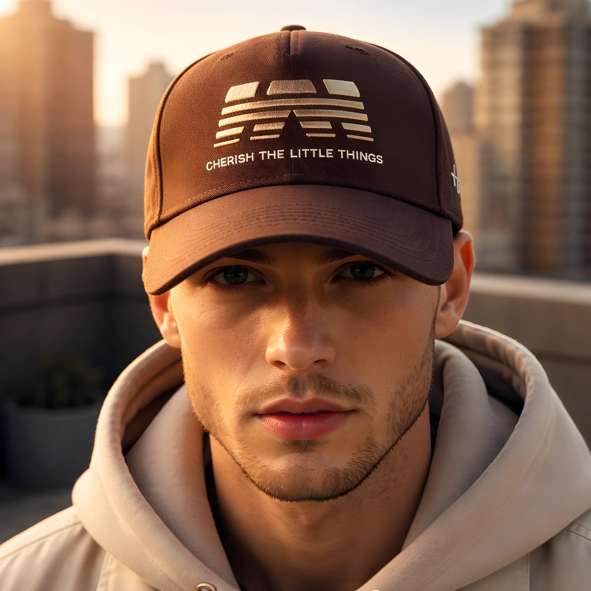 "Cherish The Little Things" Gold Icon Cap