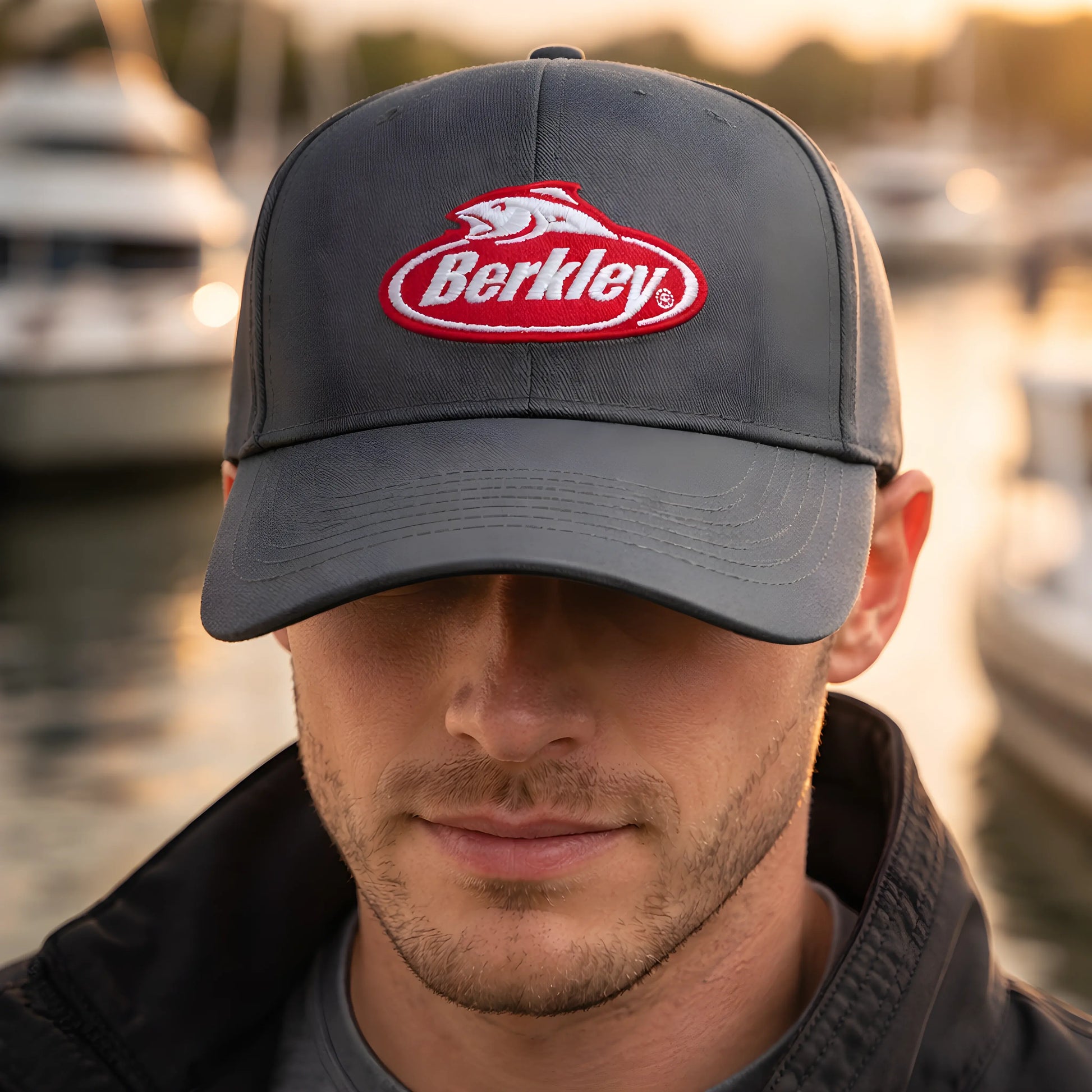 The Berkley 'Angler' Classic Grey Cap