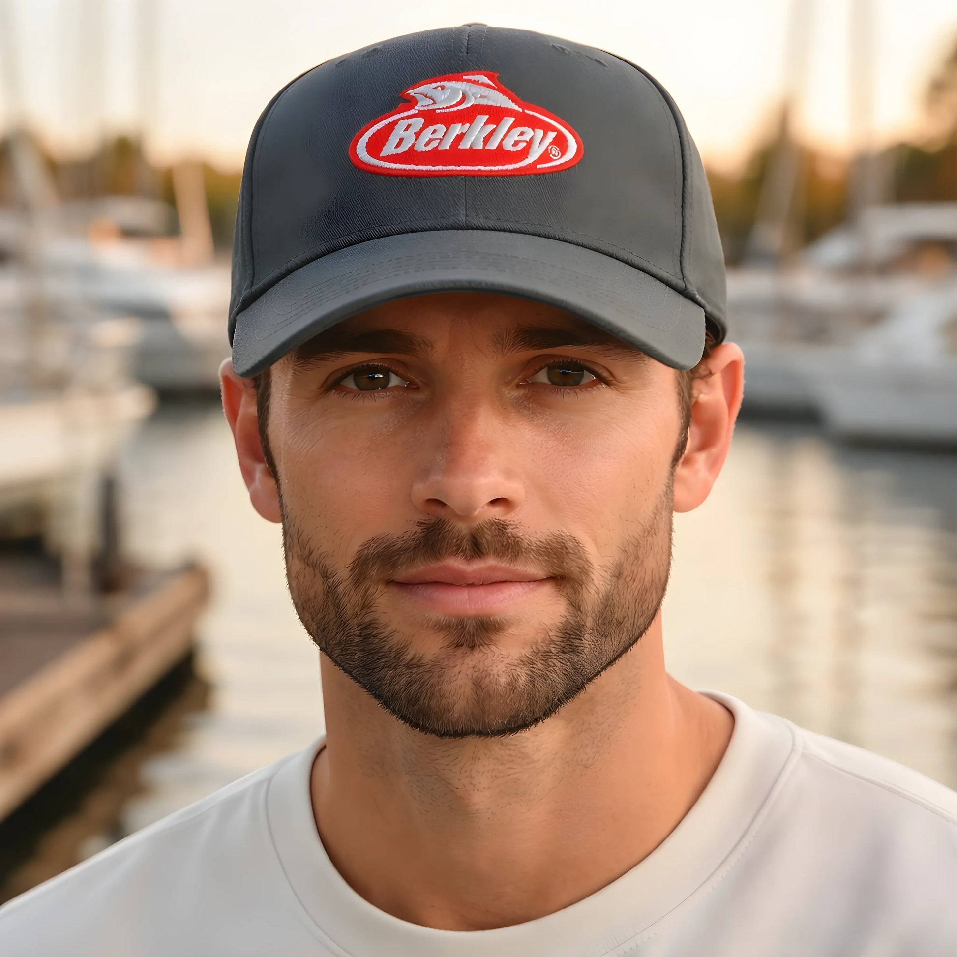 The Berkley 'Angler' Classic Grey Cap
