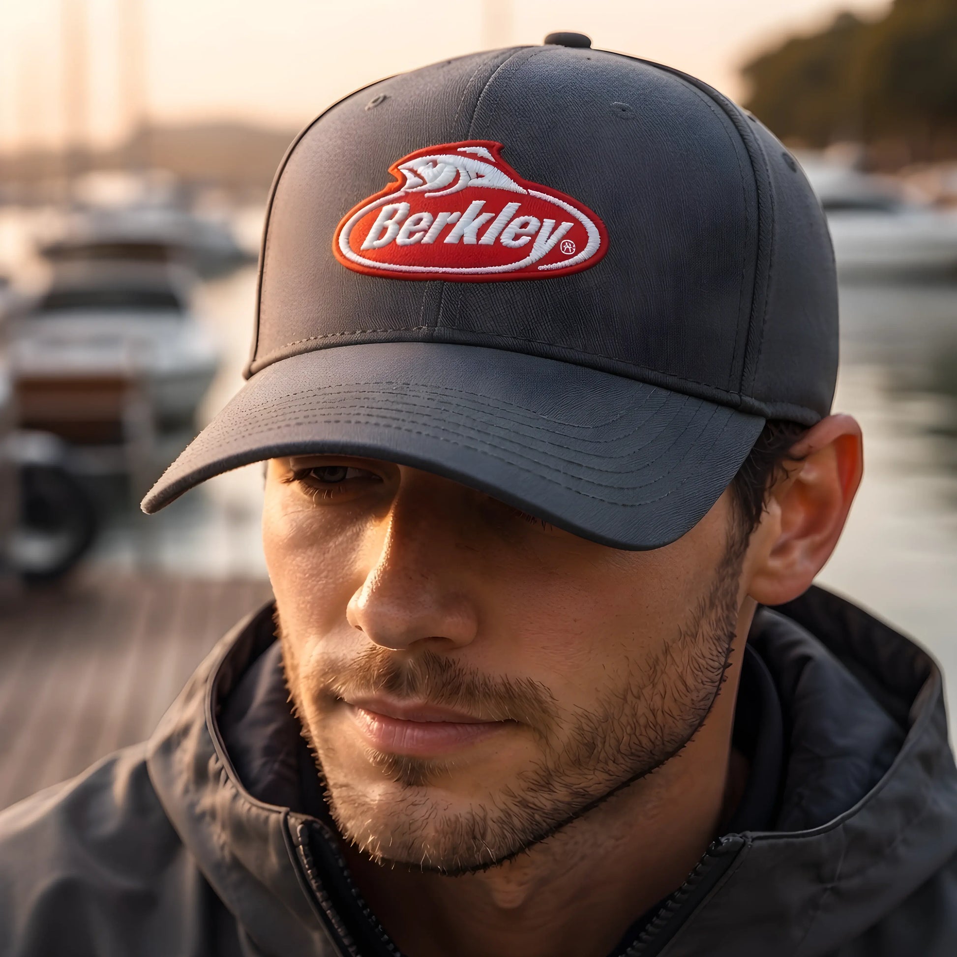 The Berkley 'Angler' Classic Grey Cap