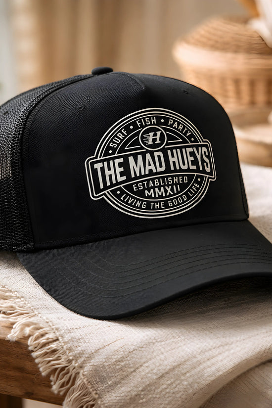 The Mad Hueys 'Good Life' Black Trucker