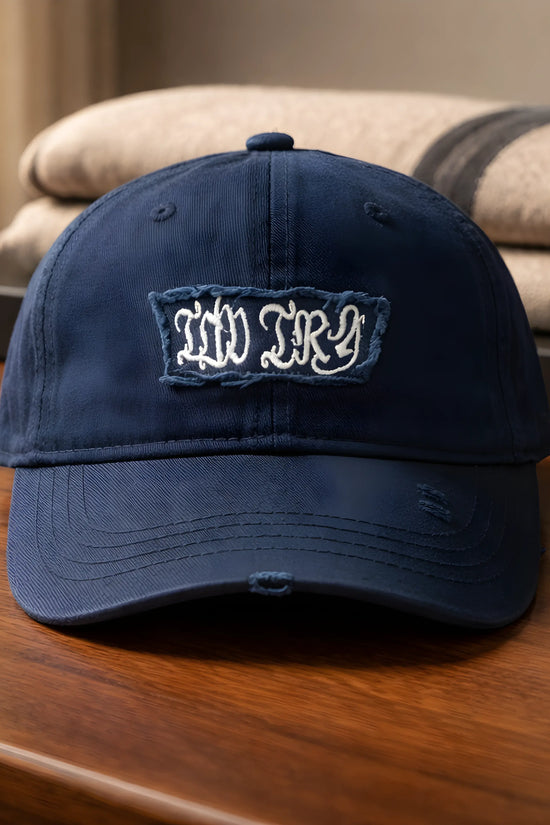 The Gothic Indigo 'Frayed' Dad Hat