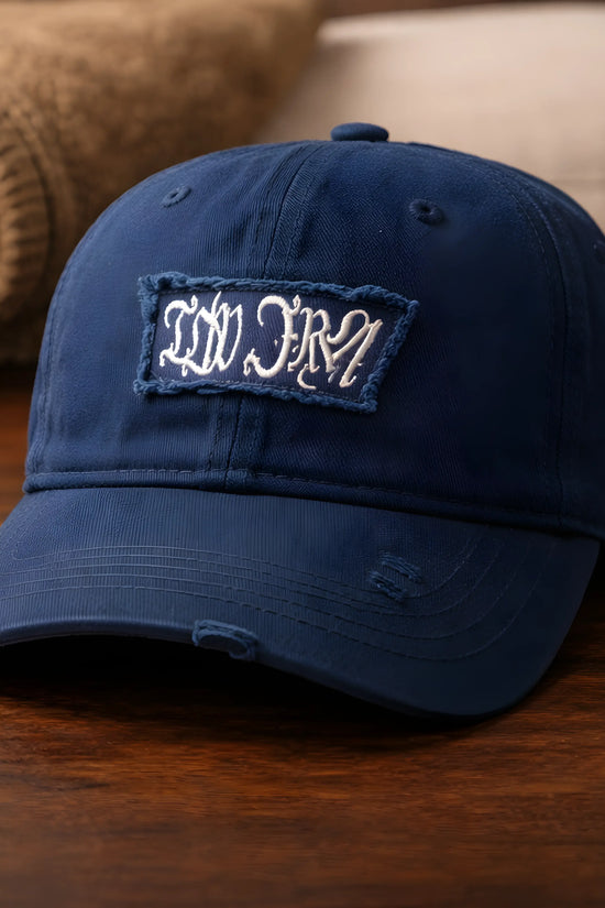 The Gothic Indigo 'Frayed' Dad Hat