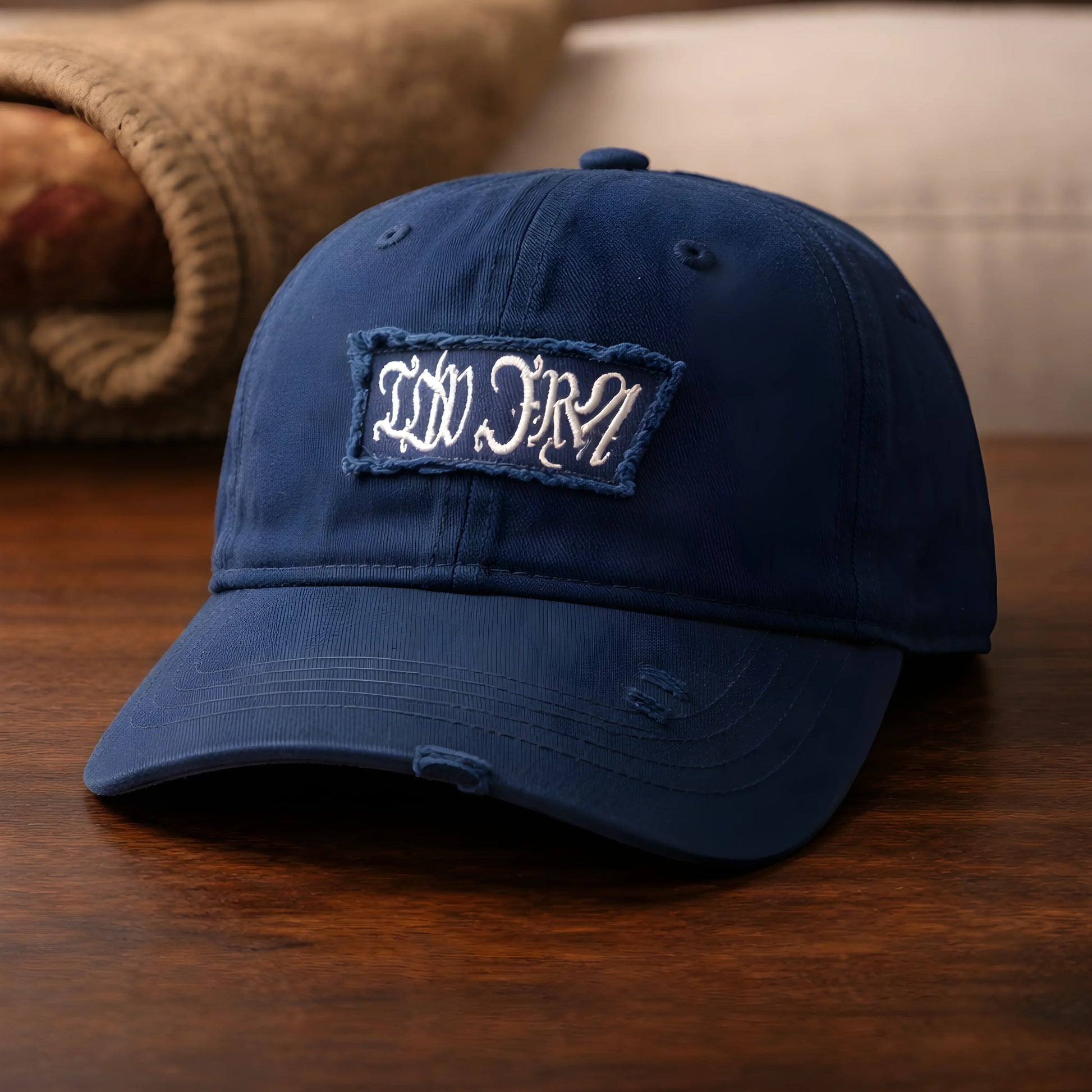 The Gothic Indigo 'Frayed' Dad Hat