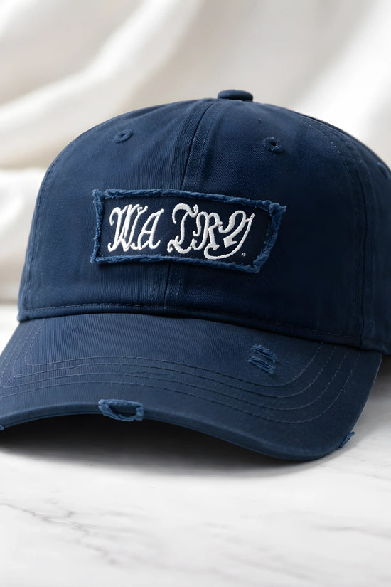 The Gothic Indigo 'Frayed' Dad Hat
