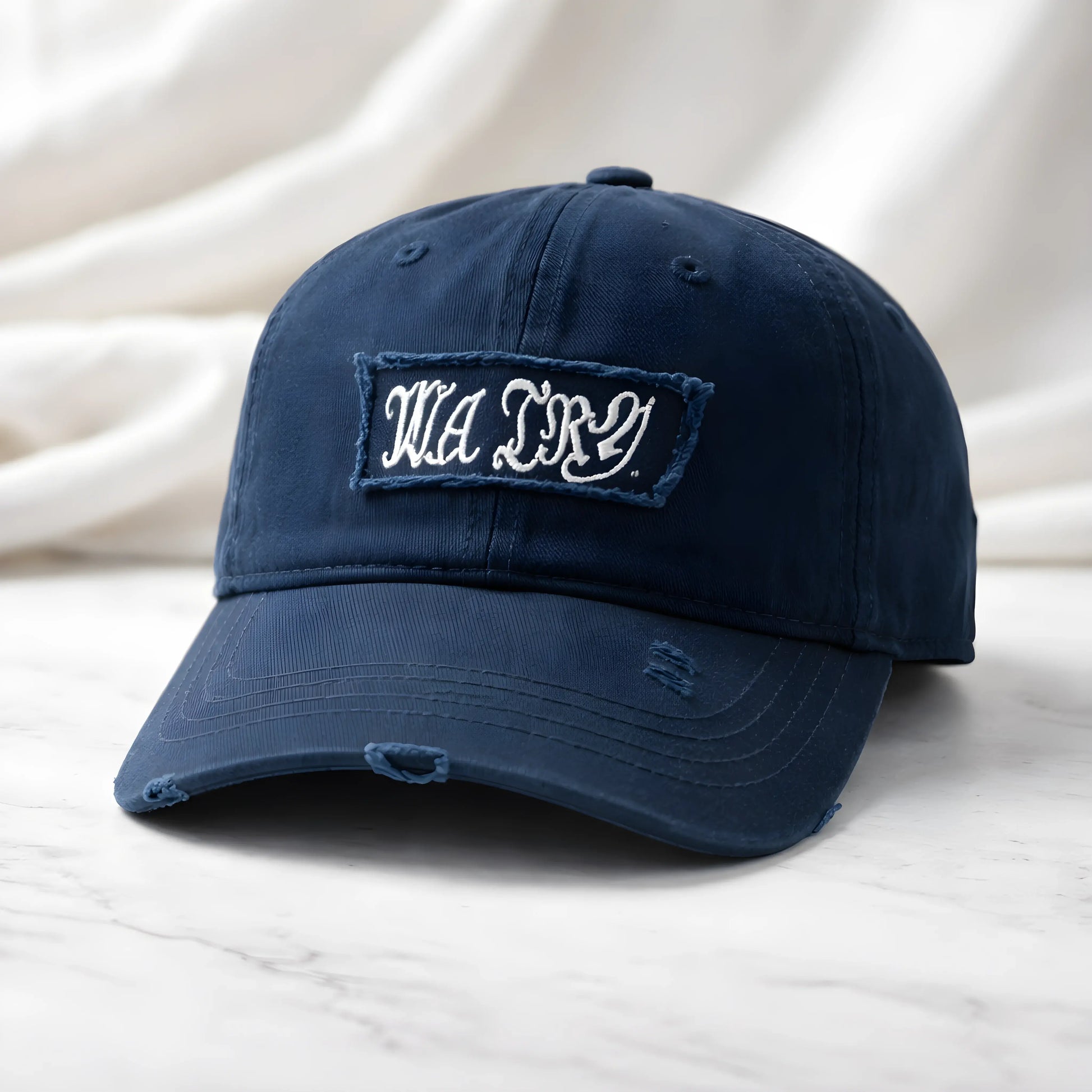 The Gothic Indigo 'Frayed' Dad Hat