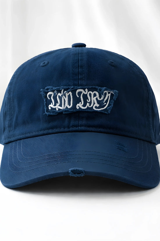 The Gothic Indigo 'Frayed' Dad Hat