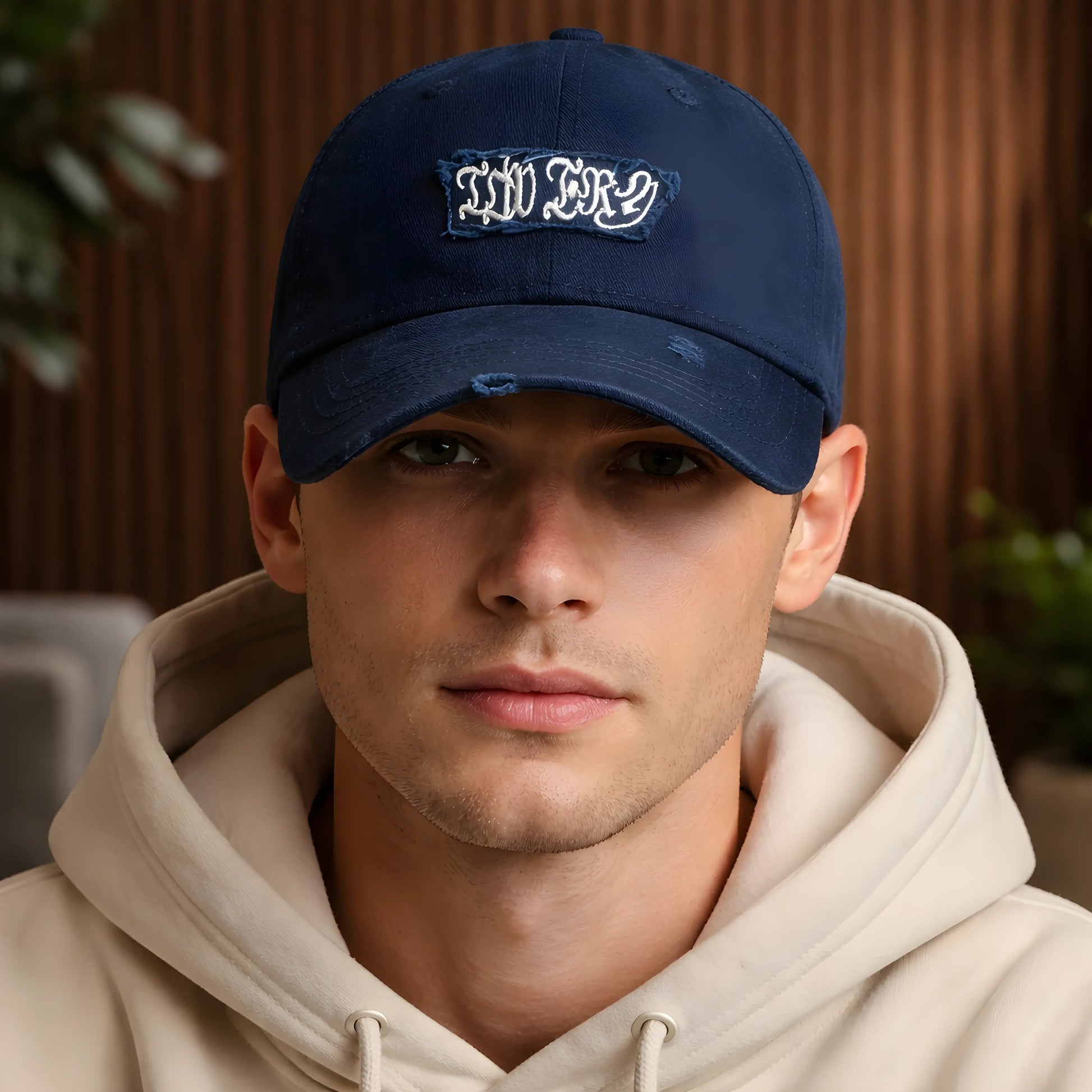 The Gothic Indigo 'Frayed' Dad Hat