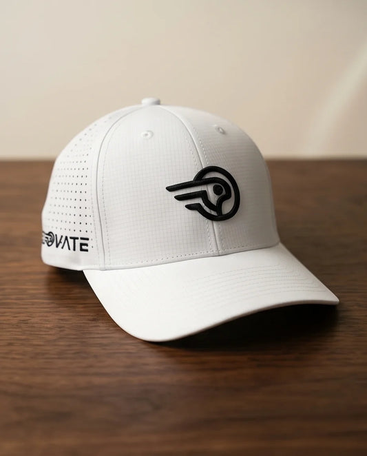 The Evergreen Shield 'Heritage' White Cap