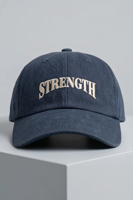 The 'Inner Strength' Washed Navy Heritage Cap