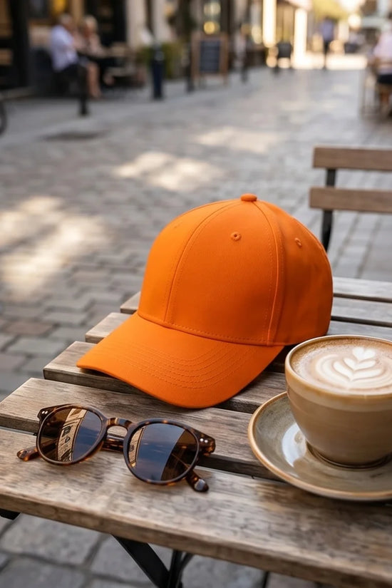 The 'Solar Flare' Essential Orange Cap