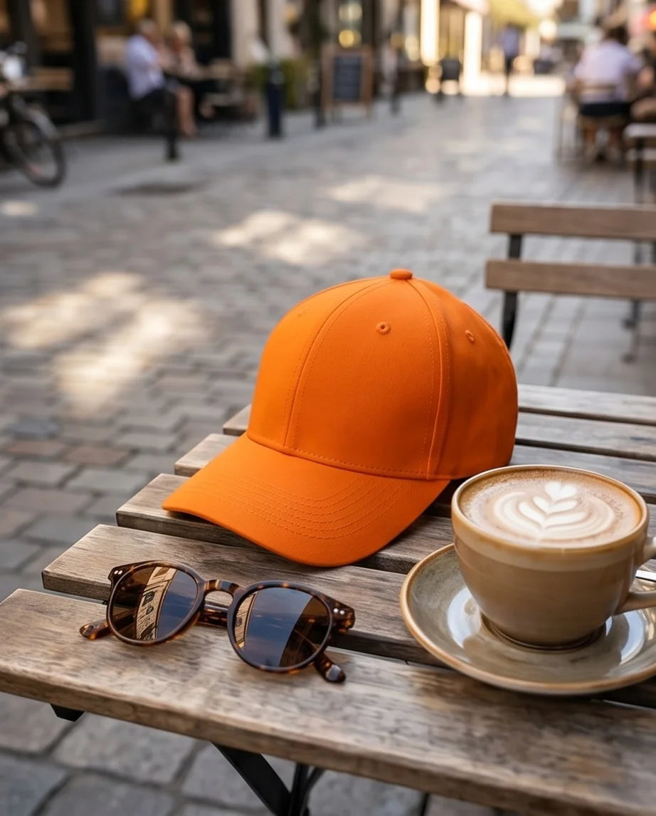 The 'Solar Flare' Essential Orange Cap