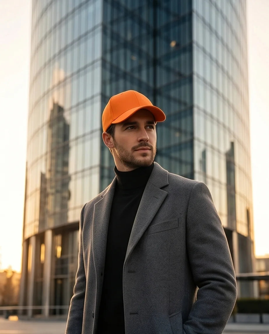 The 'Solar Flare' Essential Orange Cap