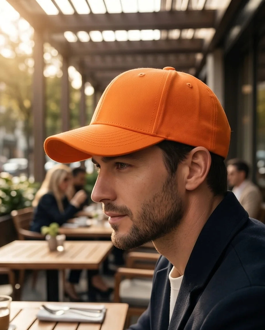 The 'Solar Flare' Essential Orange Cap