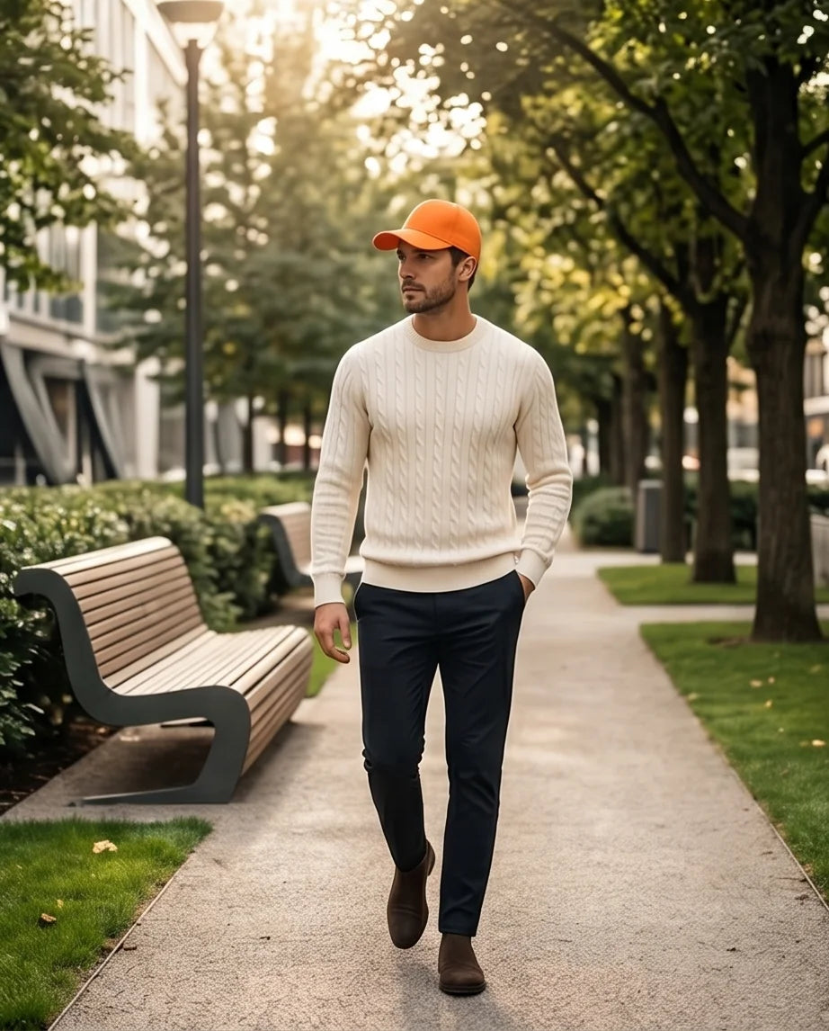 The 'Solar Flare' Essential Orange Cap
