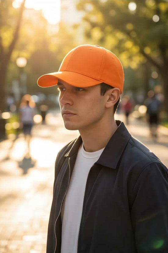 The 'Solar Flare' Essential Orange Cap